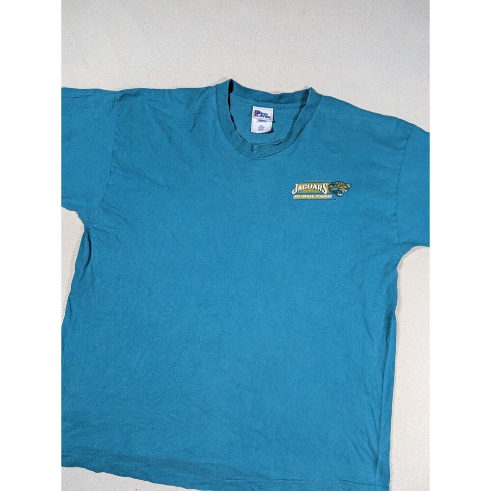 Vintage 1999 Pro Players Jacksonville Jaguars Official Schedule Shirt Mens XL